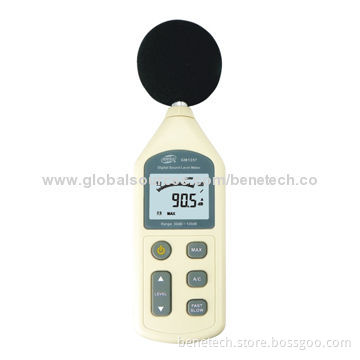 GM1357 Digital Sound-level Meter, 30-130dBa, 35-130dBc, AC/DC Output, Easy Operating, High-accuracy